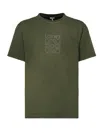 Loewe Cotton T-shirt With Logo In Green