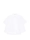 Loewe Logo-embroidered Cotton-poplin Shirt In White