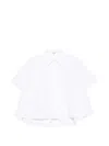Loewe Logo-embroidered Cotton-poplin Shirt In White