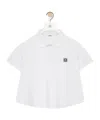 Loewe Women Cotton Trapeze Polo Shirt