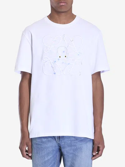 Loewe Cotton Tshirt In White