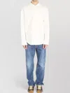 Loewe Men Cotton Shirt With An Embroidered Anagram Logo In White