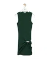 Loewe Cotton Vest In Green