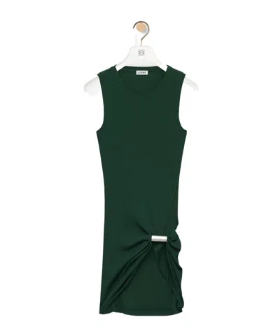 Loewe Cotton Vest In Green