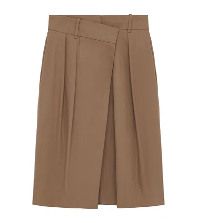 LOEWE COTTON WRAP MINI SKIRT