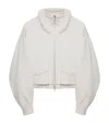 Loewe Cotton-silk Bomber Jacket In White