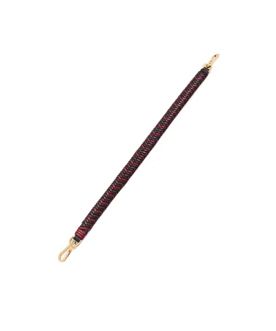 Loewe Cowhide Leather Arrow Short Belt In Multi