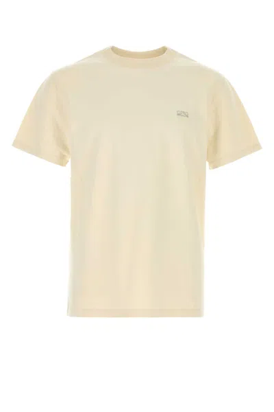 Loewe Cream Cotton T-shirt In Neutral