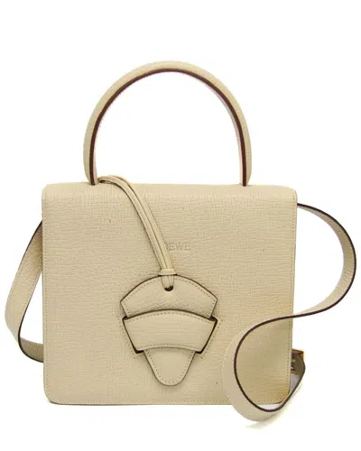 Loewe Cream Leather Handbag (authentic Pre-loved)