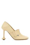 Loewe Woman Pumps Cream Size 6 Leather In Neutral