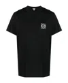 Loewe Logo Anagram Cotton Jersey T-shirt In Black