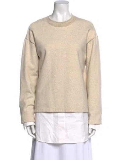 Pre-owned Loewe Crew Neck Long Sleeve Sweatshirt In Neutral