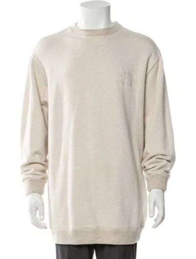 Pre-owned Loewe Crew Neck Mini Dress In Neutral