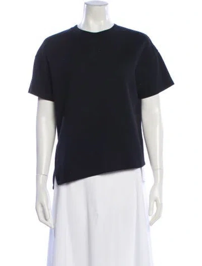 Pre-owned Loewe Crew Neck Short Sleeve T-shirt In Blue