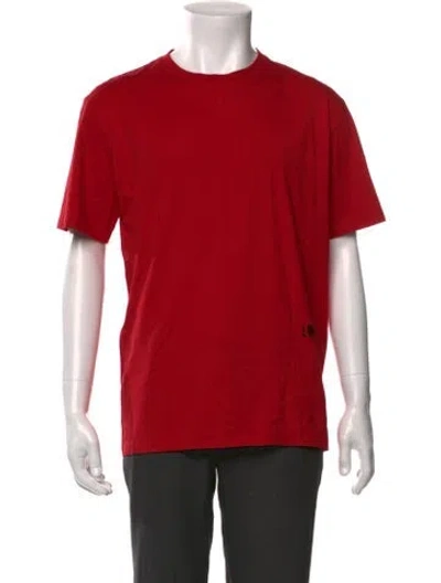 Pre-owned Loewe Crew Neck Short Sleeve T-shirt In Red