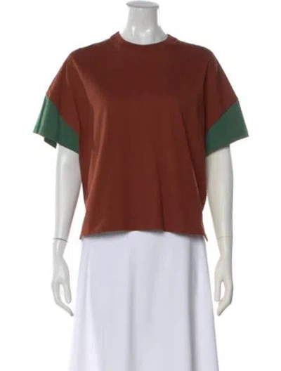 Pre-owned Loewe Crew Neck Short Sleeve T-shirt W/ Tags In Green