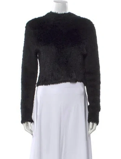 Pre-owned Loewe Crew Neck Sweater In Black