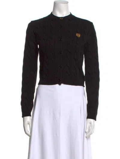 Pre-owned Loewe Crew Neck Sweater In Black