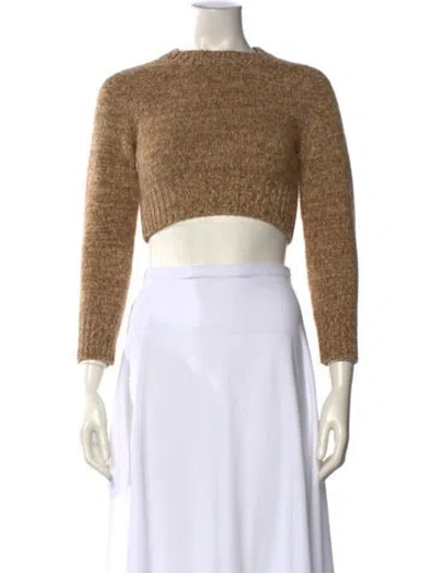 Pre-owned Loewe Crew Neck Sweater In Brown