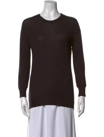 Pre-owned Loewe Crew Neck Sweater In Brown