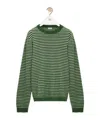 Loewe Man Green Knitwear In Green