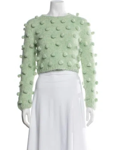 Pre-owned Loewe Crew Neck Sweater In Green