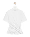 Loewe Twist-detail T-shirt In White
