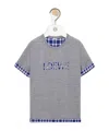 Loewe Crew Neck T-shirt In Gray