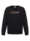 Loewe Crewneck Sweatshirt In Black