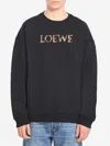 Loewe Crewneck Sweatshirt In Black