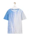 Loewe Light-blue Jersey T-shirt In Blue