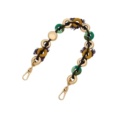 Pre-owned Loewe Crochet Donut Chain Strap 'green/yellow' | Women's Size Onesize