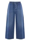 Loewe Cropped Denim Jeans In Multi