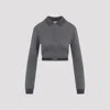 Loewe Cropped Polo Women In Gray
