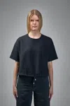 Loewe Cropped T-shirt In Black