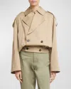 LOEWE CROPPED TRENCH JACKET