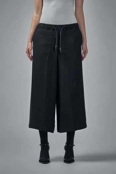 Loewe Cropped Trousers In Black