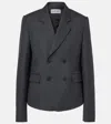 Loewe Short Jacket In Grey