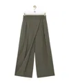 Loewe Wool Cropped Wrap Trousers