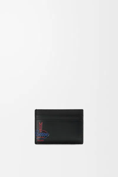 Loewe Crown Mini Cardholder In Black