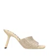 Loewe Sabot Petal In Pelle Scamosciata Beige  Donna In Nude