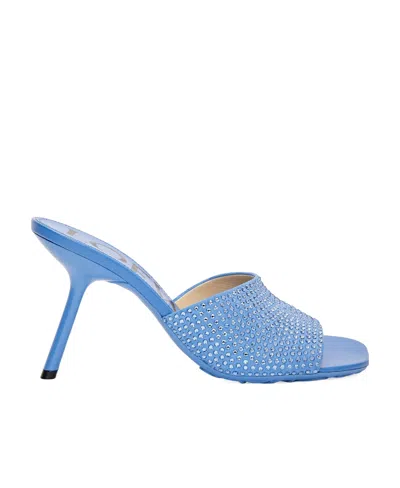 LOEWE LOEWE PETAL EMBELLISHED SLIP-ON MULES