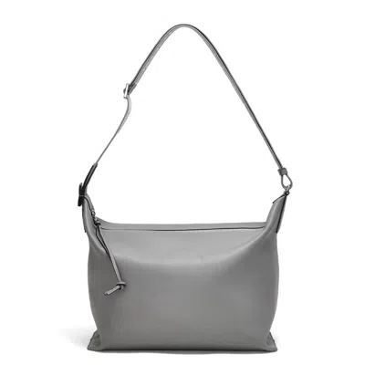 Loewe Cubi Calfskin Crossbody Bag - Asphalt Grey