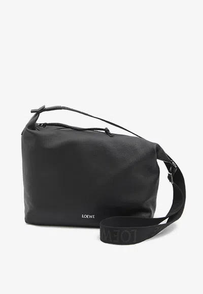 Loewe Cubi Grained Leather Crossbody Bag
