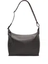 Loewe Cubi Leather Crossbody Bag In Black