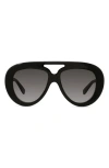 Loewe Curvy In Shiny Black/gradient Smoke
