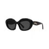 Loewe Curvy Smoke Cat Eye Ladies Sunglasses Lw40153f 01a 54