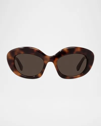 Loewe Curvy Sunglasses In Brown