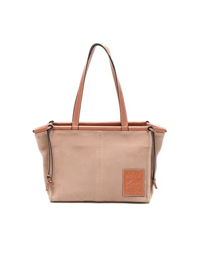 Pre-owned Loewe Cushion Tote Bag In Beige