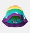 Loewe Daisy Beaded Cotton-blend Bucket Hat